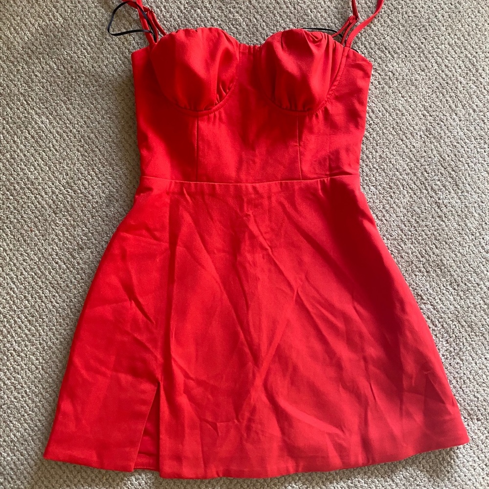 Hello molly red mini dress size 2